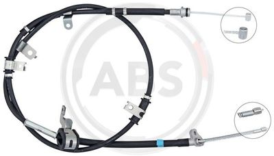 Cable Pull, parking brake A.B.S. K10193