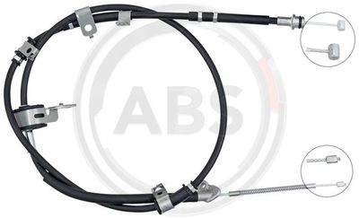 Cable Pull, parking brake A.B.S. K10194