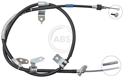 Cable Pull, parking brake A.B.S. K10205