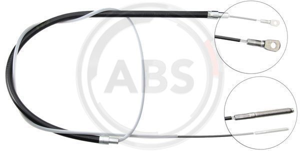A.B.S. K10256 Cable Pull, parking brake