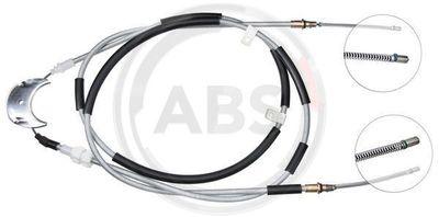 Cable Pull, parking brake A.B.S. K10695