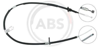 Cable Pull, parking brake A.B.S. K10897