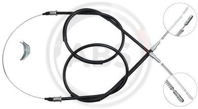 Cable Pull, parking brake A.B.S. K11455