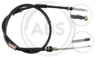 Cable Pull, parking brake A.B.S. K11468