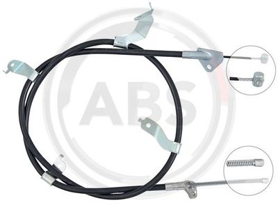 Cable Pull, parking brake A.B.S. K11644