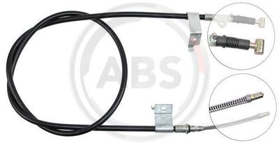 Cable Pull, parking brake A.B.S. K11797