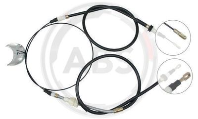Cable Pull, parking brake A.B.S. K12005