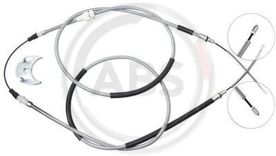 Cable Pull, parking brake A.B.S. K12025