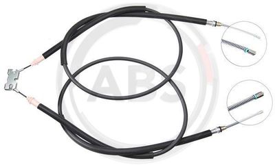 Cable Pull, parking brake A.B.S. K12035