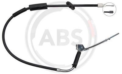 Cable Pull, parking brake A.B.S. K12042