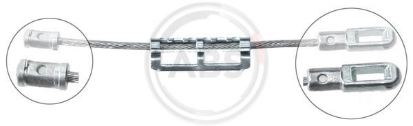 A.B.S. K12096 Cable Pull, parking brake