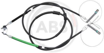 Cable Pull, parking brake A.B.S. K12405