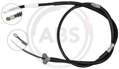 Cable Pull, parking brake A.B.S. K12877