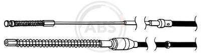 Cable Pull, parking brake A.B.S. K12886