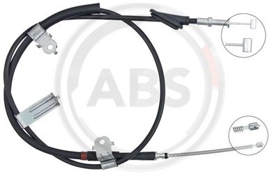Cable Pull, parking brake A.B.S. K13287