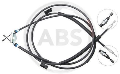 Cable Pull, parking brake A.B.S. K13456