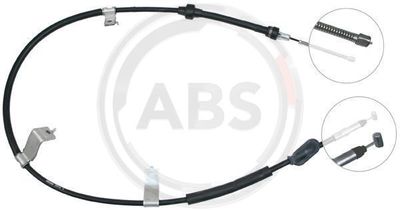 Cable Pull, parking brake A.B.S. K13898