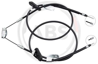Cable Pull, parking brake A.B.S. K14040
