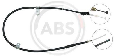 Cable Pull, parking brake A.B.S. K14057