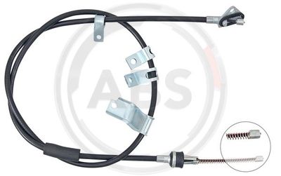 Cable Pull, parking brake A.B.S. K14086