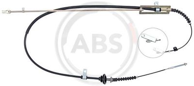 Cable Pull, parking brake A.B.S. K14091