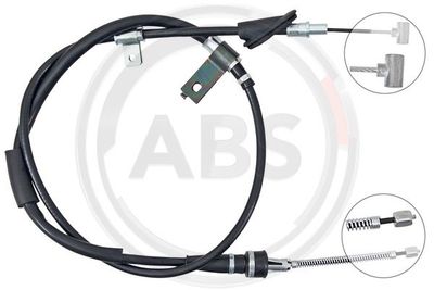 Cable Pull, parking brake A.B.S. K14095
