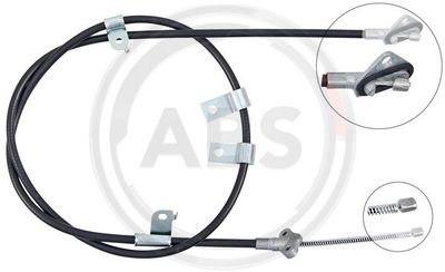 Cable Pull, parking brake A.B.S. K14096