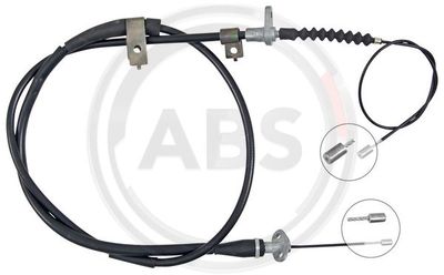 Cable Pull, parking brake A.B.S. K14124