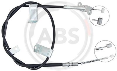 Cable Pull, parking brake A.B.S. K14126