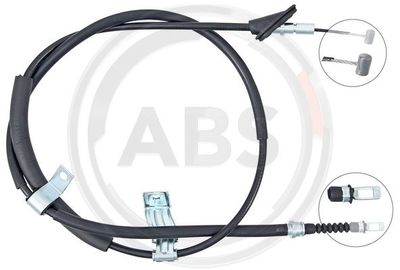 Cable Pull, parking brake A.B.S. K14131
