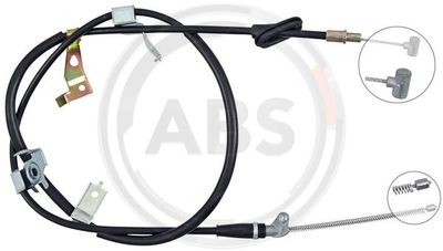 Cable Pull, parking brake A.B.S. K14144