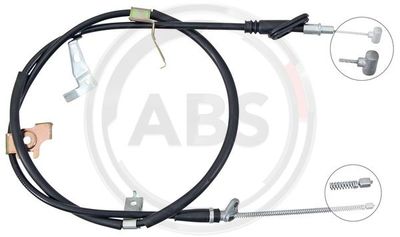Cable Pull, parking brake A.B.S. K14145