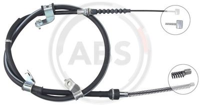 Cable Pull, parking brake A.B.S. K14967
