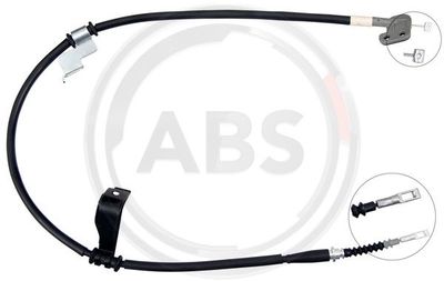 Cable Pull, parking brake A.B.S. K15002