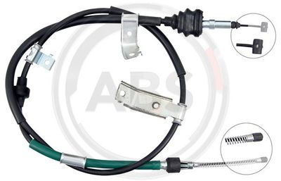 Cable Pull, parking brake A.B.S. K15005