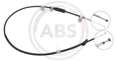 Cable Pull, parking brake A.B.S. K15698