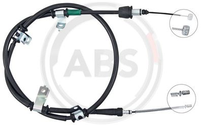 Cable Pull, parking brake A.B.S. K16003