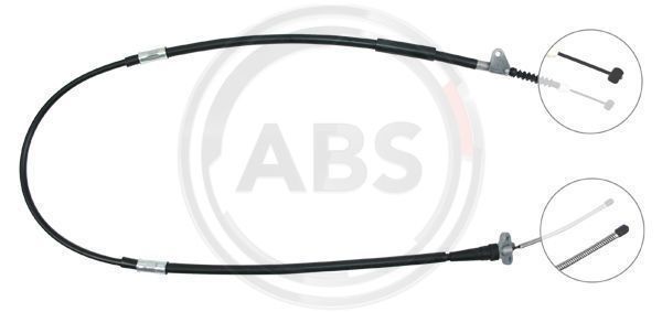 A.B.S. K16048 Cable Pull, parking brake