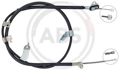 Cable Pull, parking brake A.B.S. K16073
