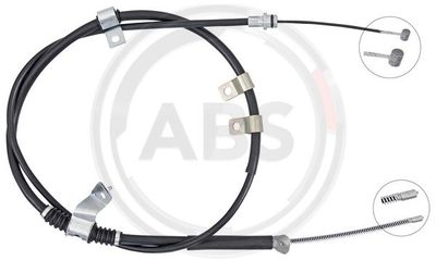 Cable Pull, parking brake A.B.S. K16093