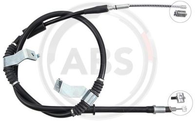 Cable Pull, parking brake A.B.S. K17008