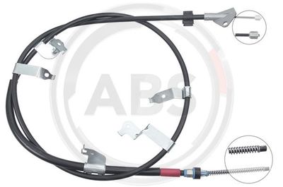 Cable Pull, parking brake A.B.S. K17293