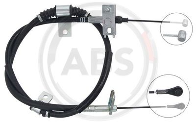Cable Pull, parking brake A.B.S. K17450