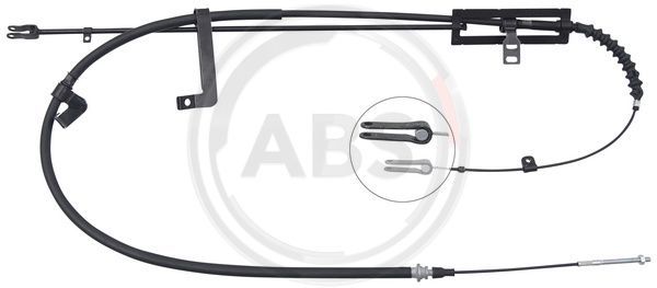 A.B.S. K17552 Cable Pull, parking brake