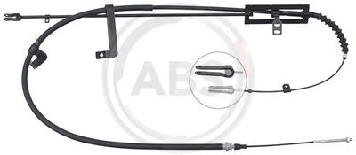Cable Pull, parking brake A.B.S. K17552