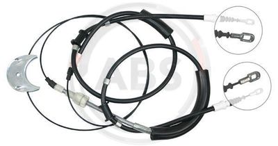 Cable Pull, parking brake A.B.S. K17565