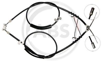 Cable Pull, parking brake A.B.S. K17695