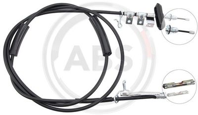 Cable Pull, parking brake A.B.S. K18004
