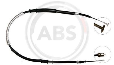 Cable Pull, parking brake A.B.S. K18007