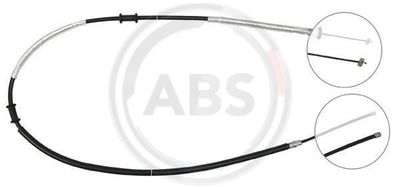 Cable Pull, parking brake A.B.S. K18058